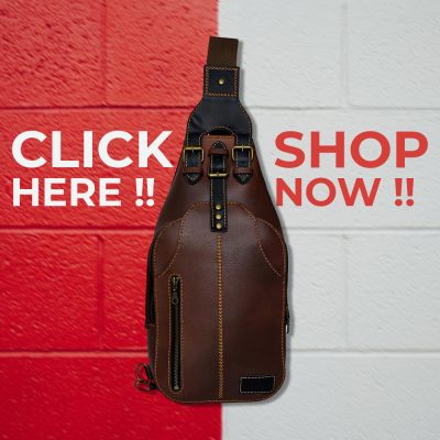 Leather Sling Bag, Leather Crossbody Bag