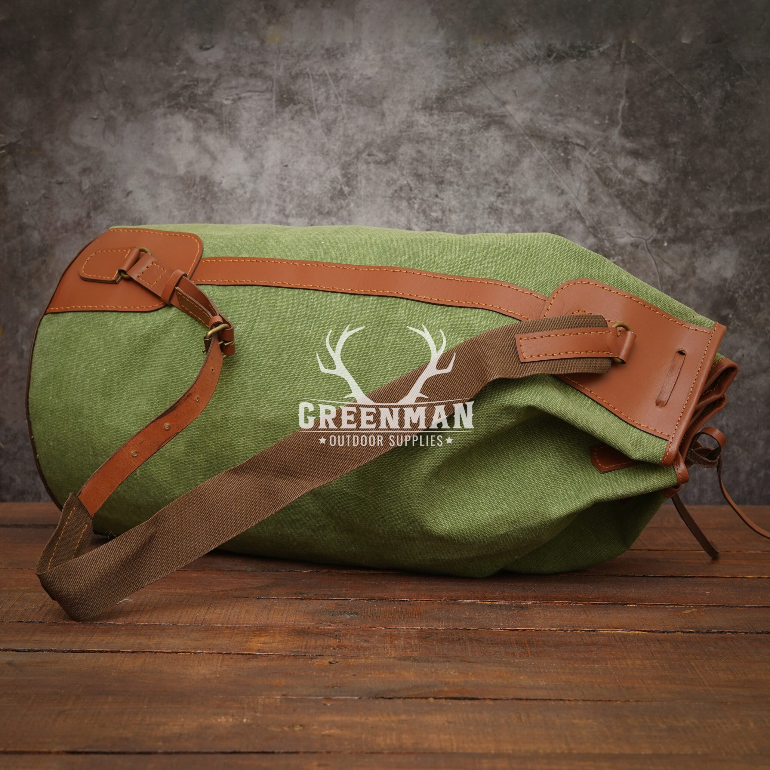 Canvas Leather Duffle Bag