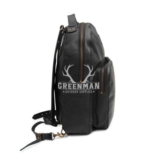 Genuine Leather Backpack,black bag, Black Laptop Backpack,