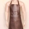 leather apron, leather protective apron, full-grain leather apron