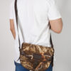 leather cartridge bag, leather shooting bag, shooting bag