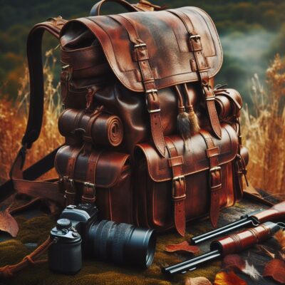 Leather Hunting Backpacks, leather bag,