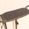 leather camping stool, single stick camping stool