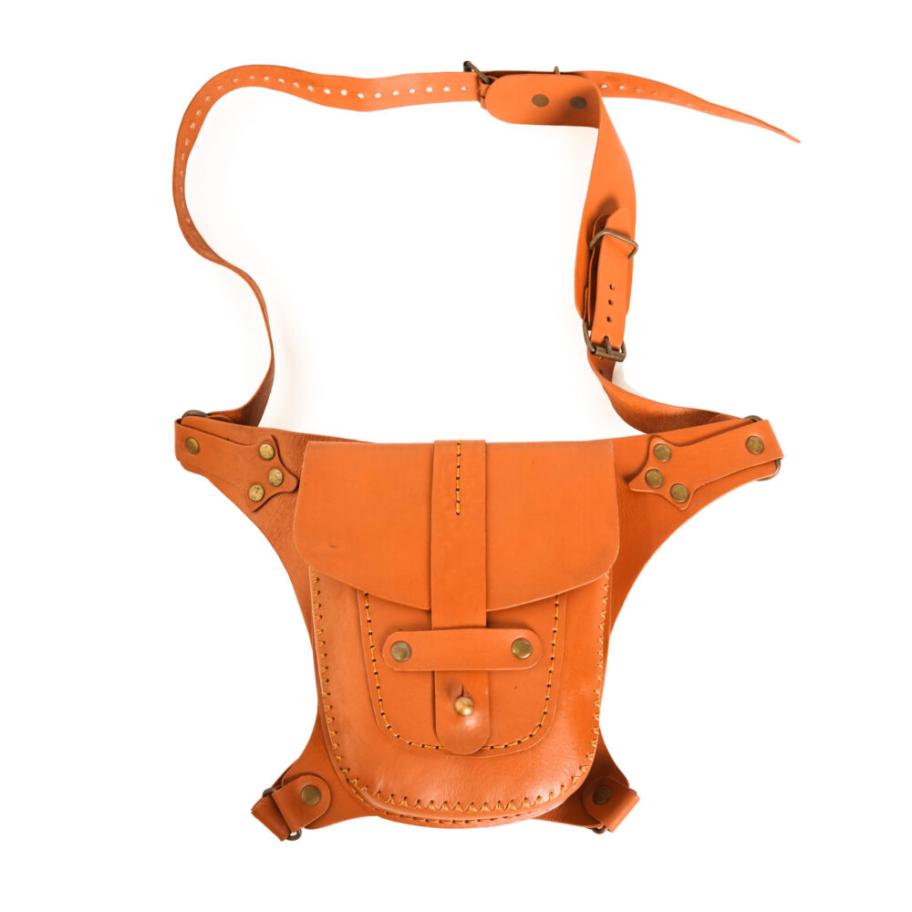 Leather Waist Bag | Genuine Hip Belt Bag