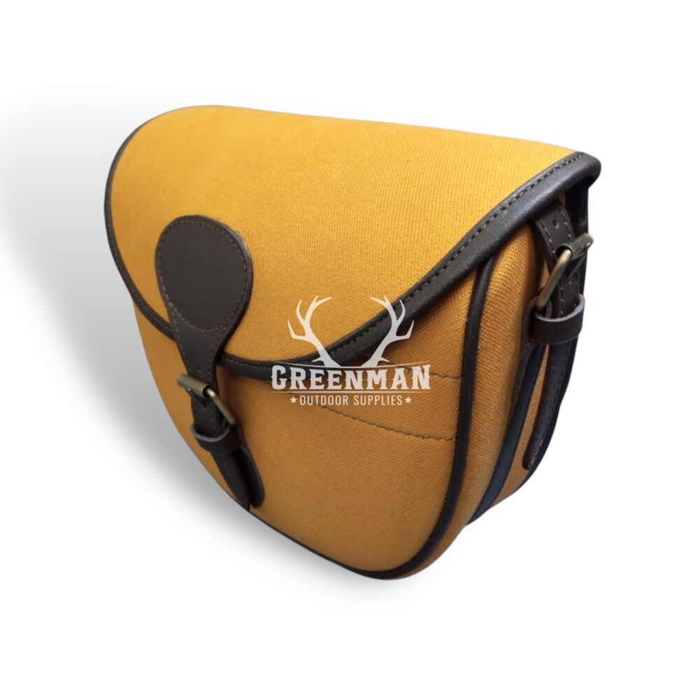 Canvas Leather Cartridge Bag/Yellow Cartridge Bag - Image 2