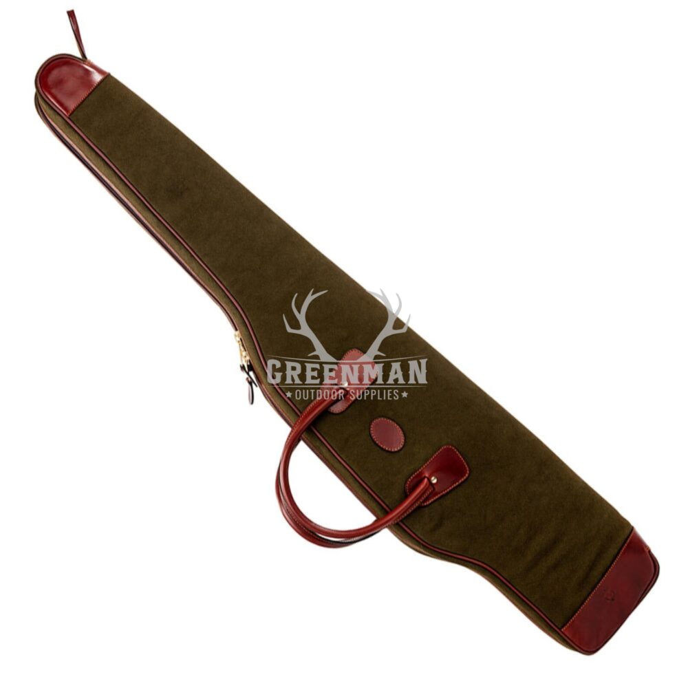 Handcrafted Canvas Leather Rifle Case | Shotgun Slipcase for sale - Image 6