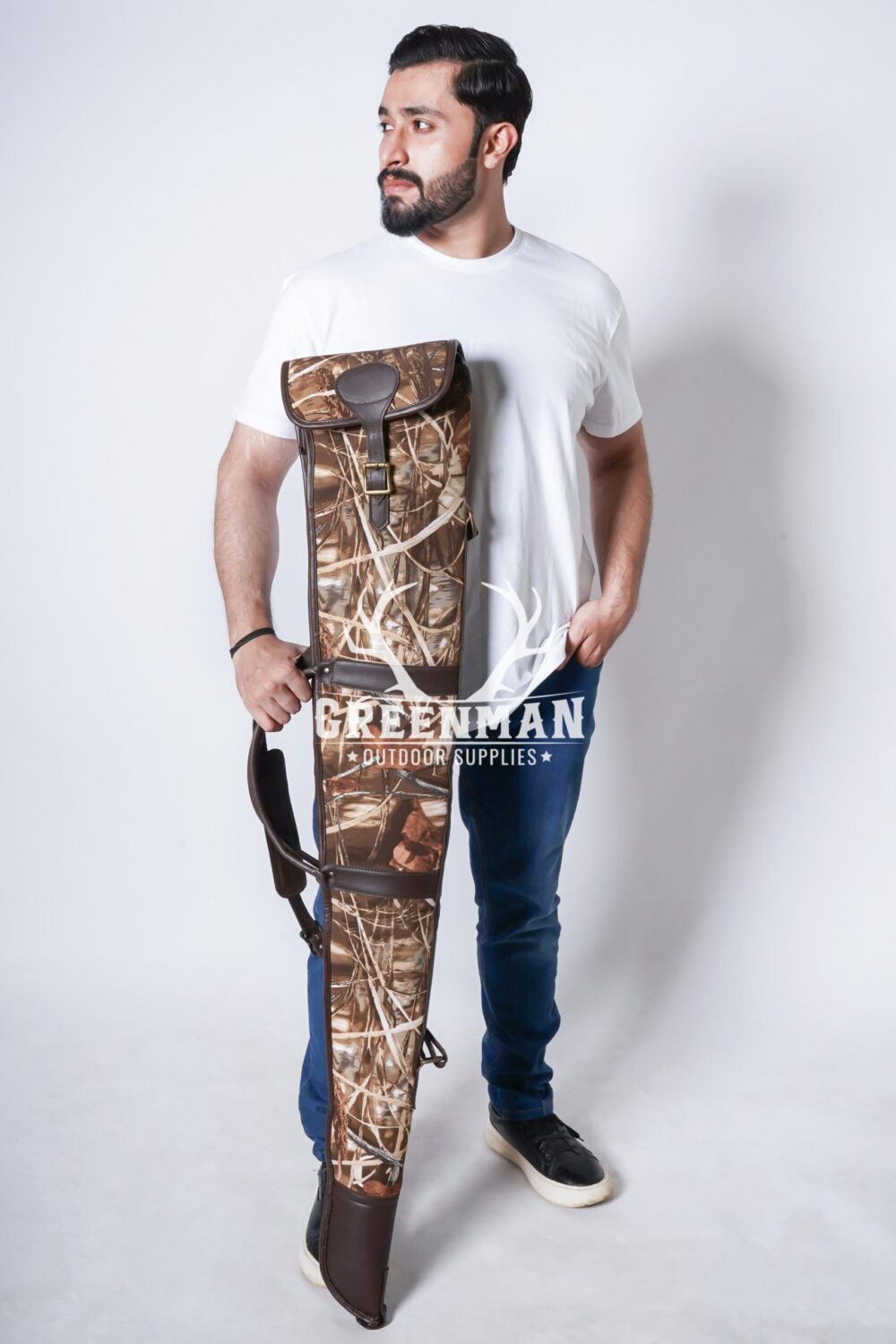 Genuine Cordura Leather Shotgun Case for Hunting - Image 2
