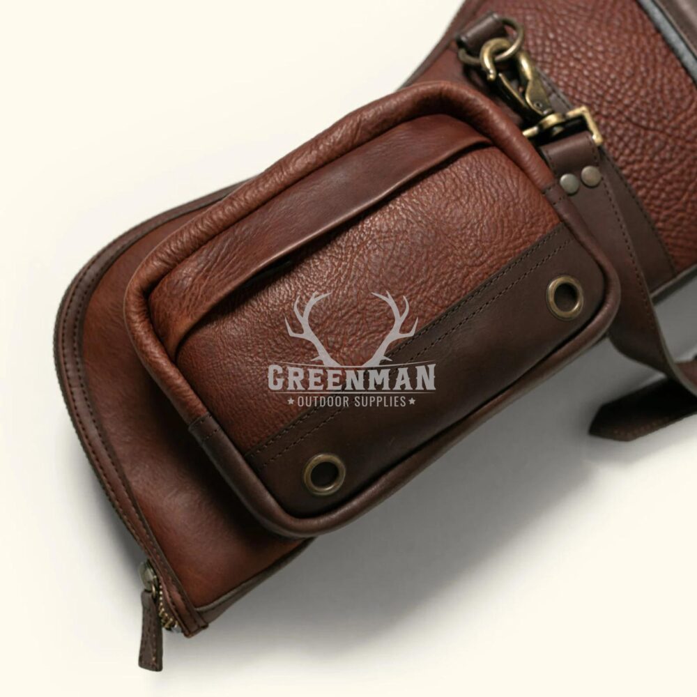 Handcrafted Leather Rifle Case | Premium Hunting Rifle Bag - Image 3