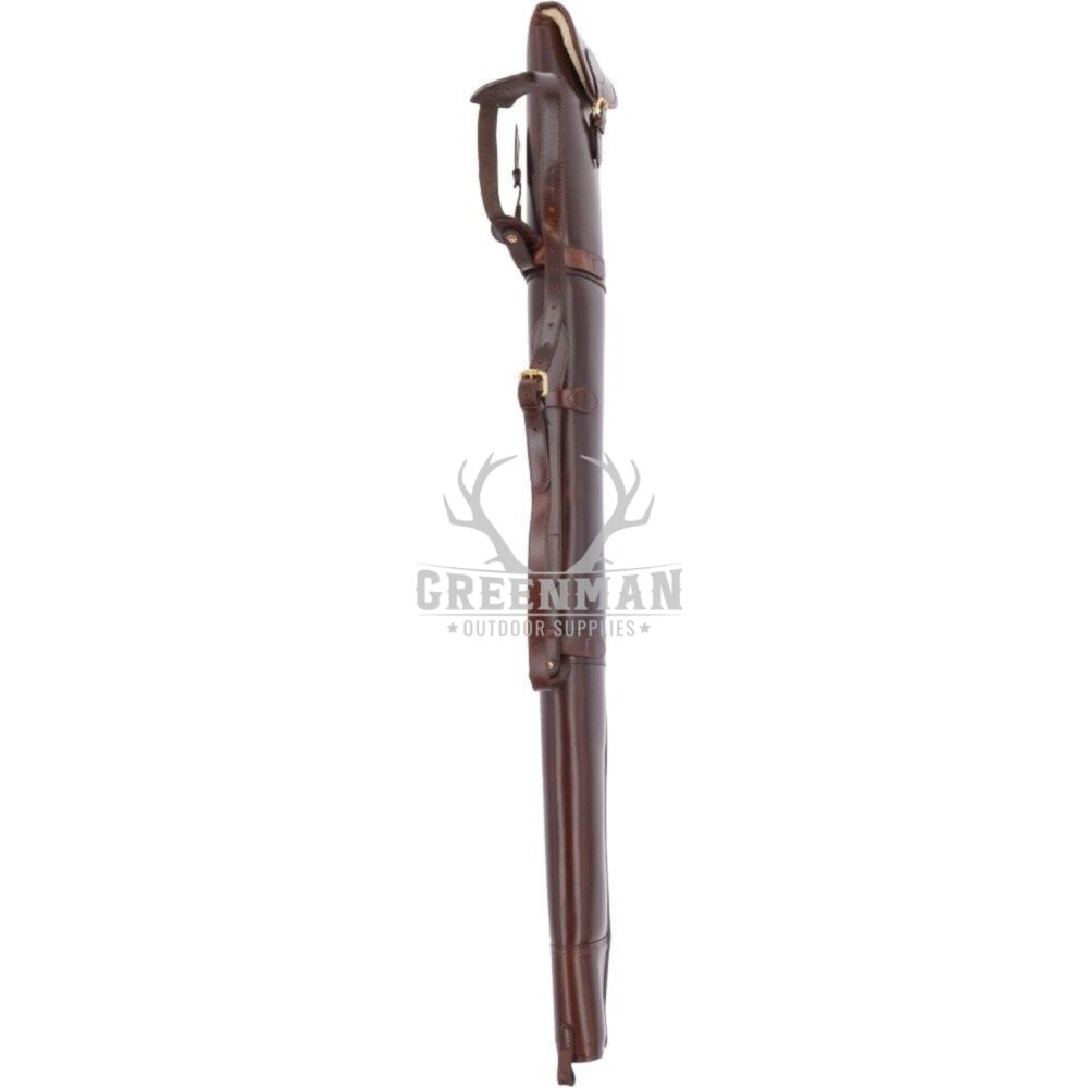 Cognac Leather Shotgun Case | Gun Slip Case for sale - Image 3