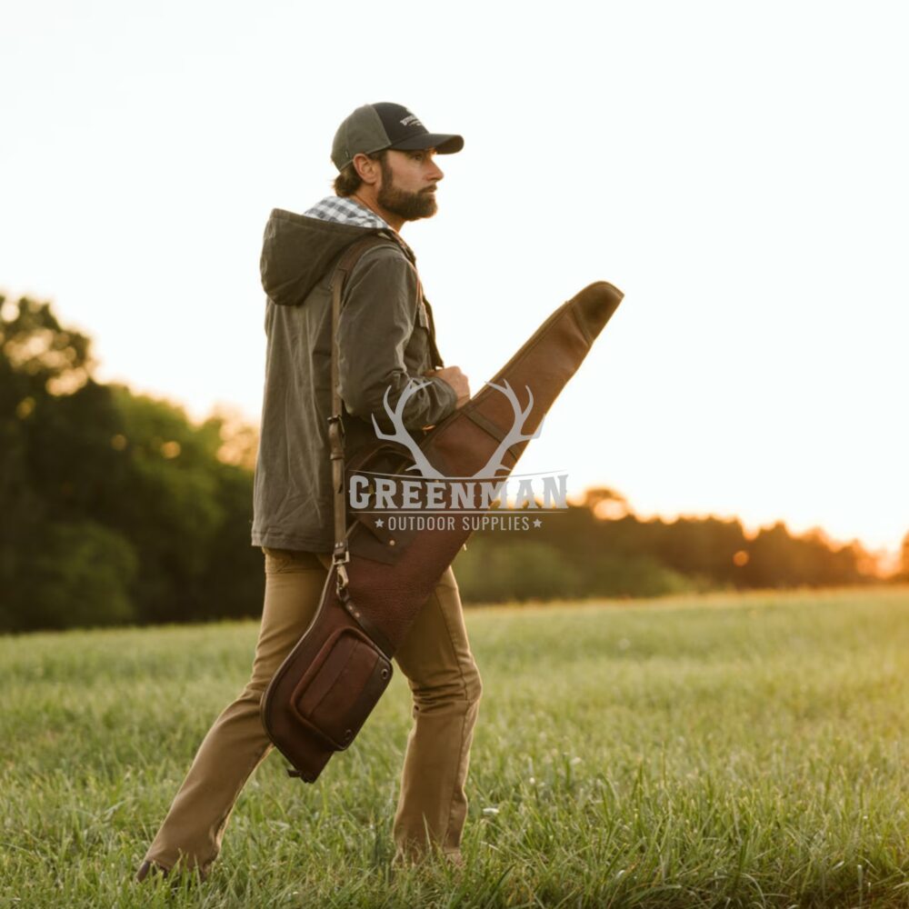 Handcrafted Leather Rifle Case | Premium Hunting Rifle Bag - Image 2