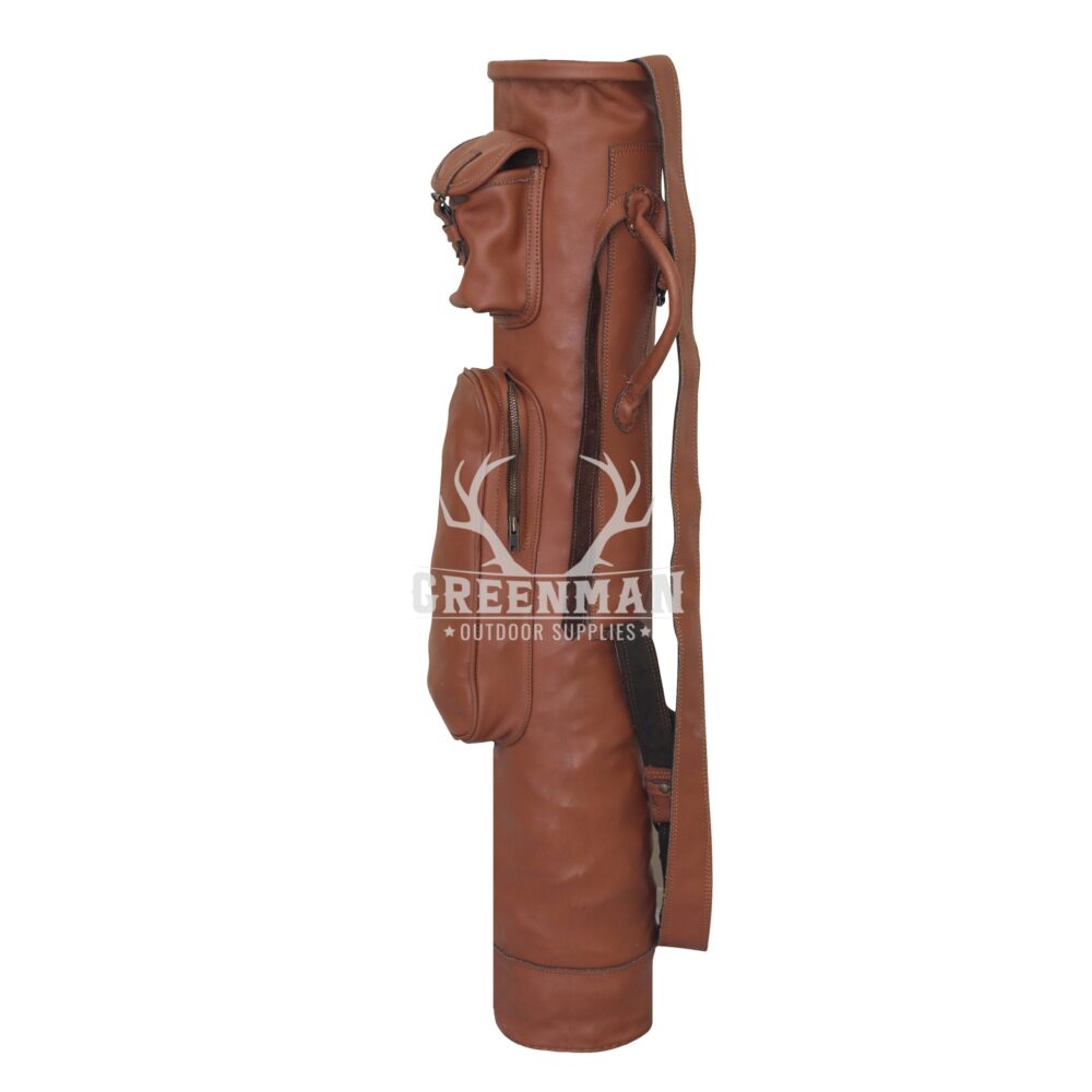 Vintage Brown Leather Golf Bag | Best Sunday Golf Bag - Image 3