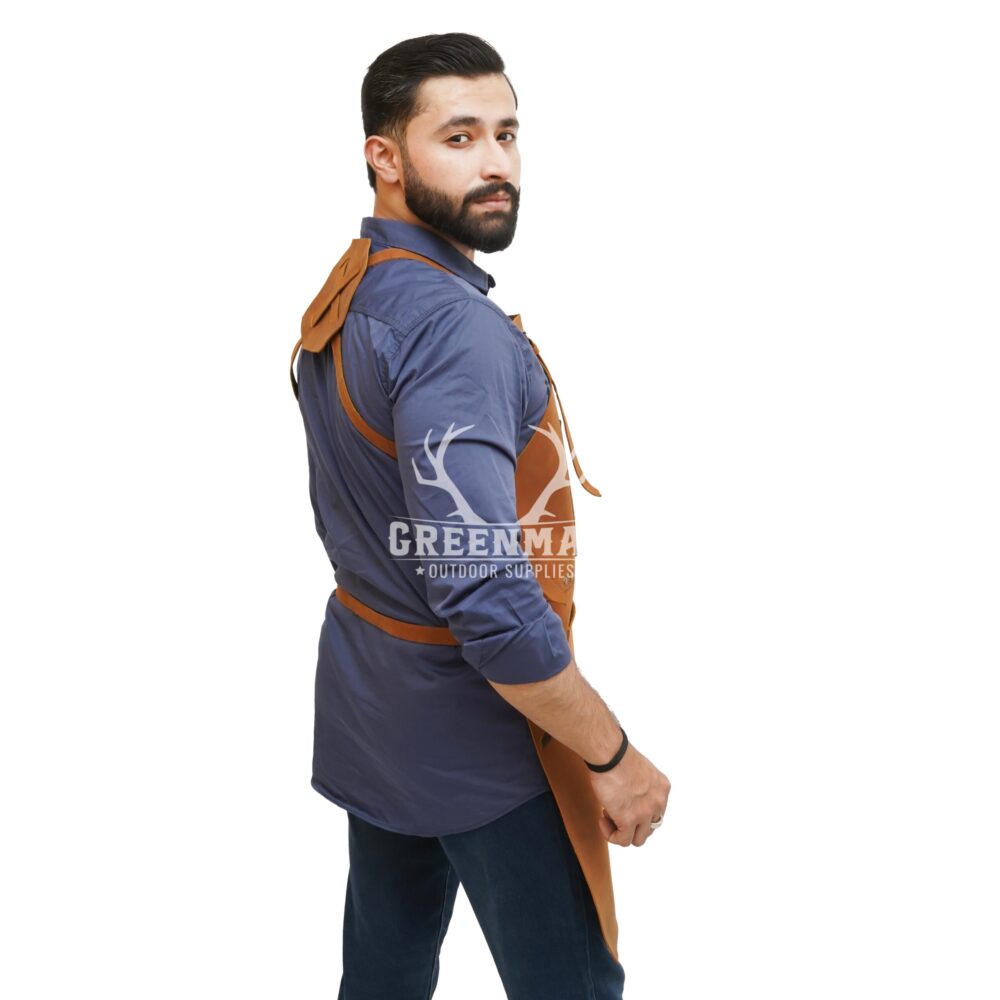 Leather Apron for Men with Pockets - Image 4