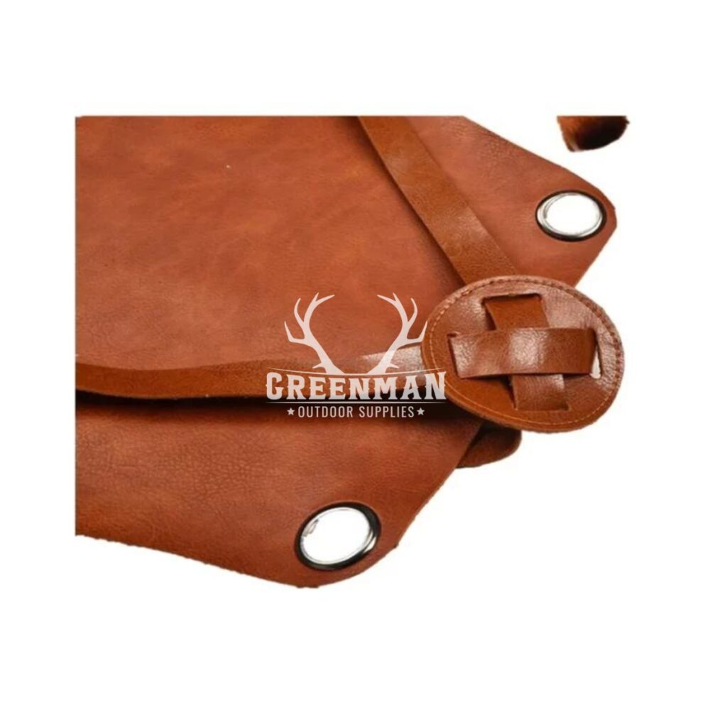 Genuine Leather Classic Apron | Tan Leather Work Apron - Image 5