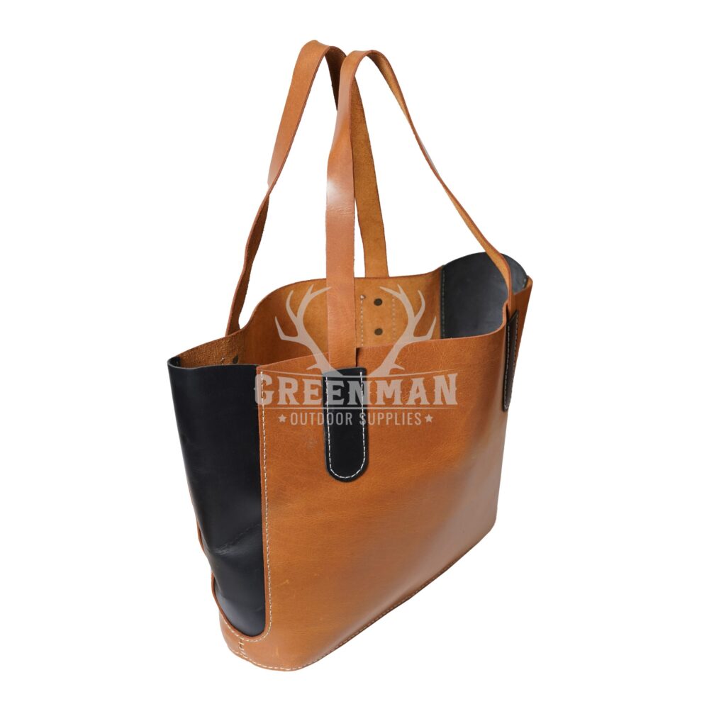 Genuine Yellow Leather Tote Bag | Leather Tote Hand Purse - Image 7