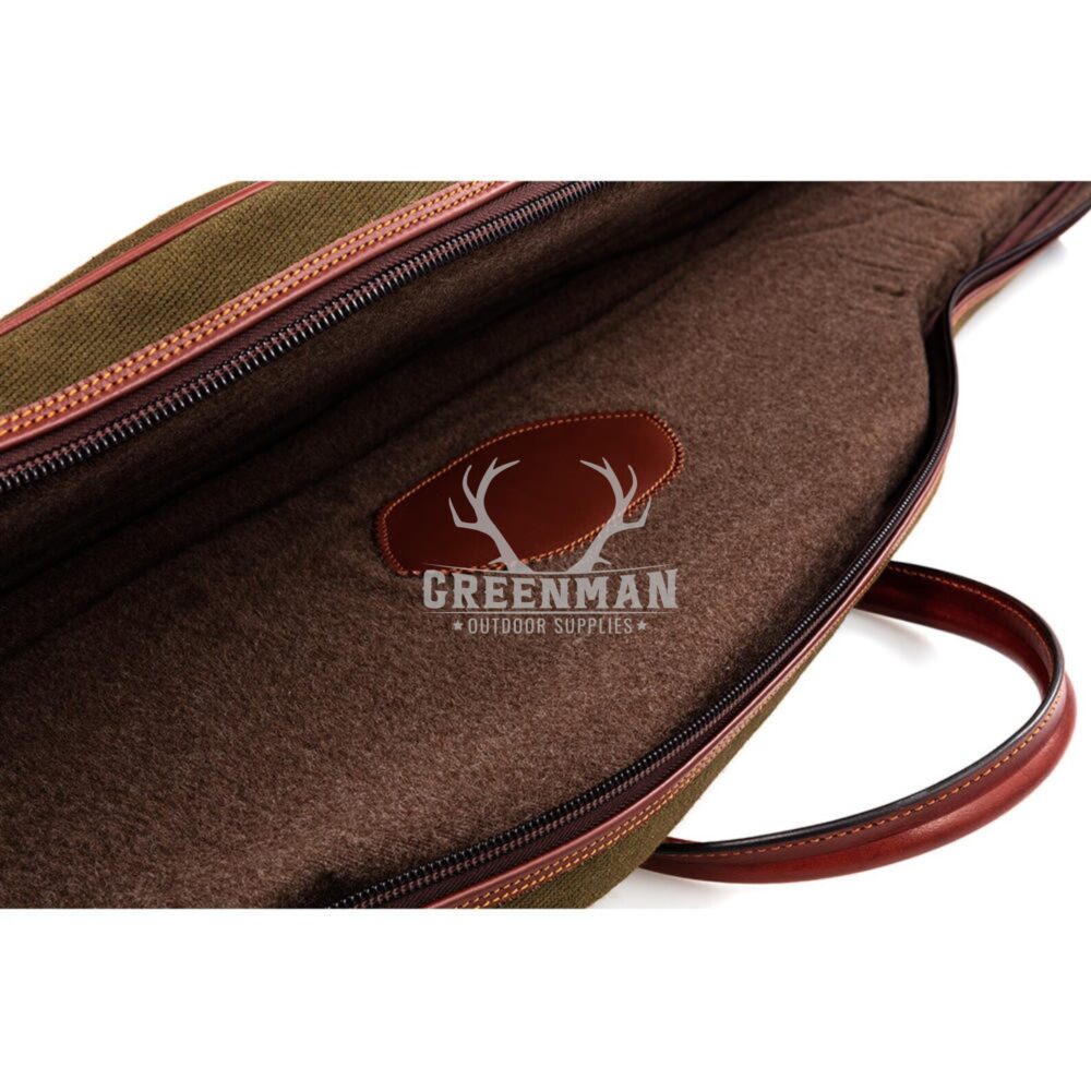 Handcrafted Canvas Leather Rifle Case | Shotgun Slipcase for sale - Image 2