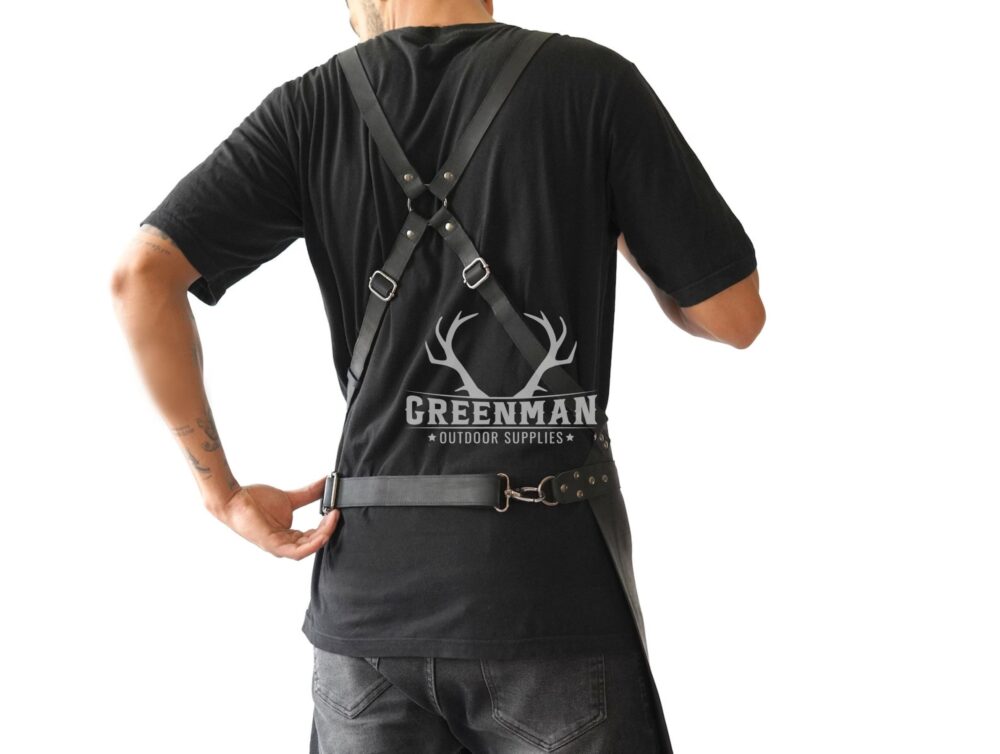 Genuine Leather Apron for Multi Purposes With Split Leg Design - Image 4