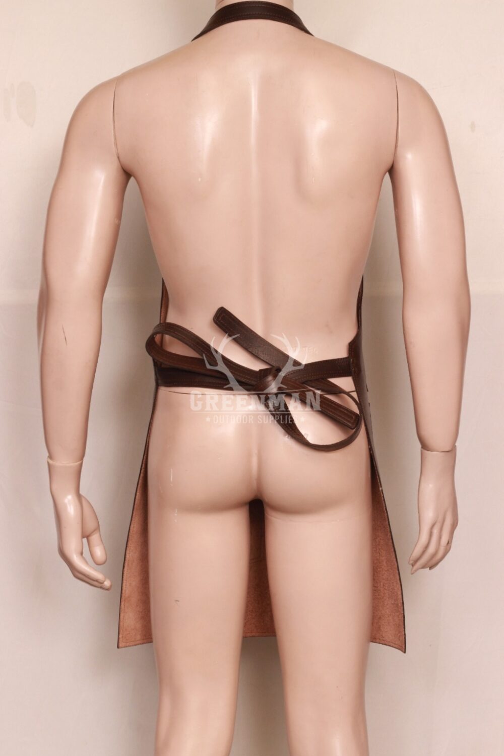 Premium Mens Leather Apron: Stylish with Protection - Image 8