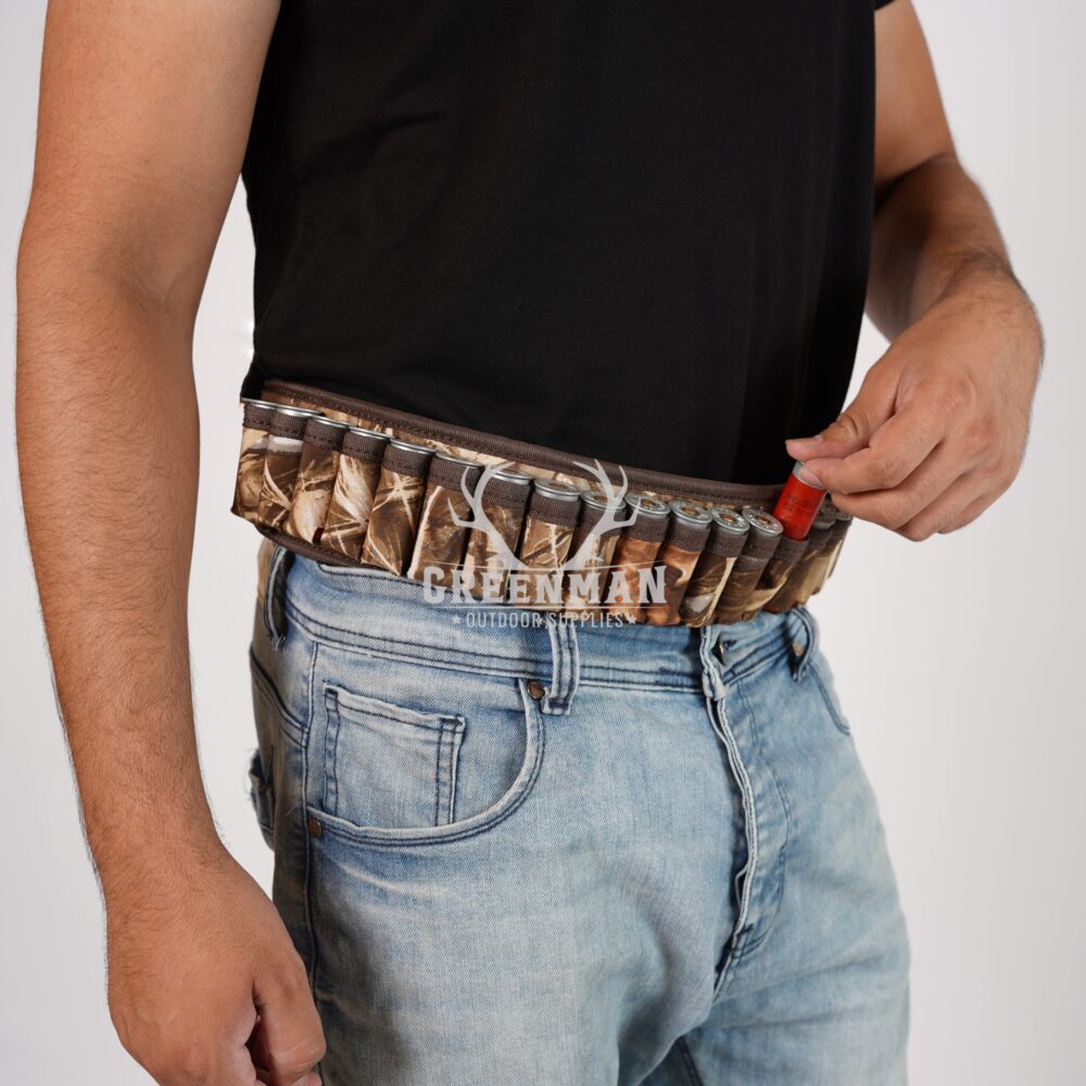 Jungle Canvas Shotgun Cartridge Belt | Bandolier Ammo Belt - Image 4