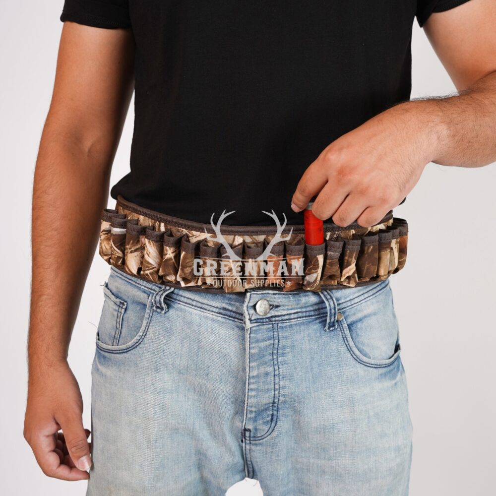 Jungle Canvas Shotgun Cartridge Belt | Bandolier Ammo Belt - Image 3
