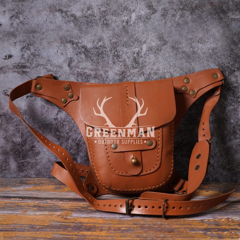 Leather Waist Bag | Genuine Hip Belt Bag - Image 4