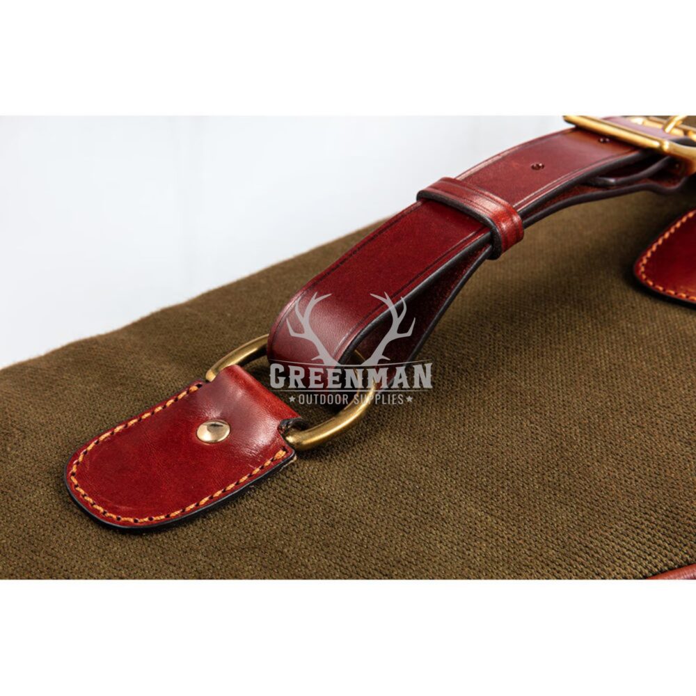 Handcrafted Canvas Leather Rifle Case | Shotgun Slipcase for sale - Image 4
