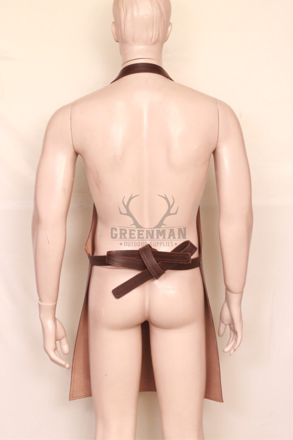 Premium Mens Leather Apron: Stylish with Protection - Image 9