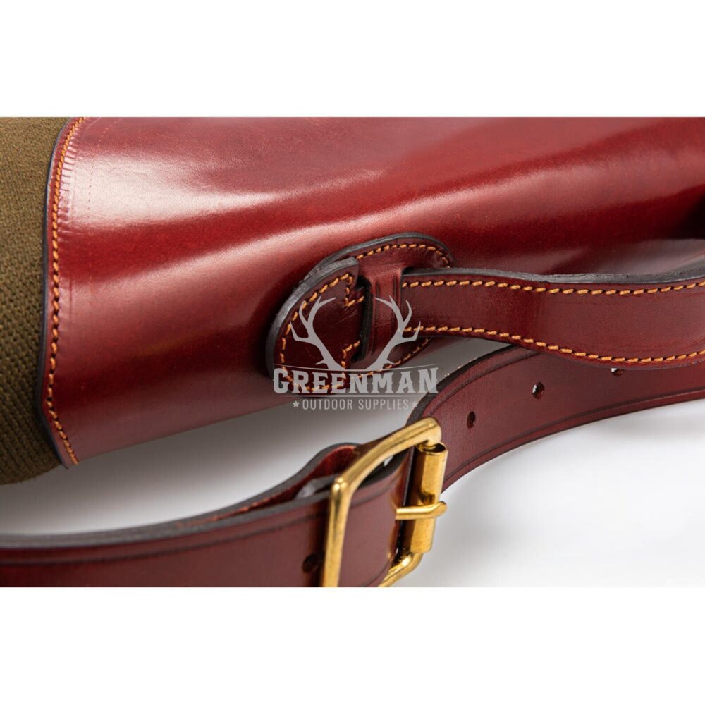 Handcrafted Canvas Leather Rifle Case | Shotgun Slipcase for sale - Image 5