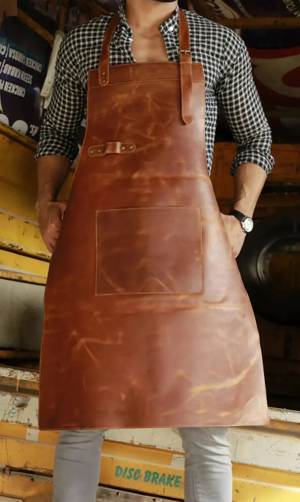 100% Genuine Leather Apron | Leather Apron