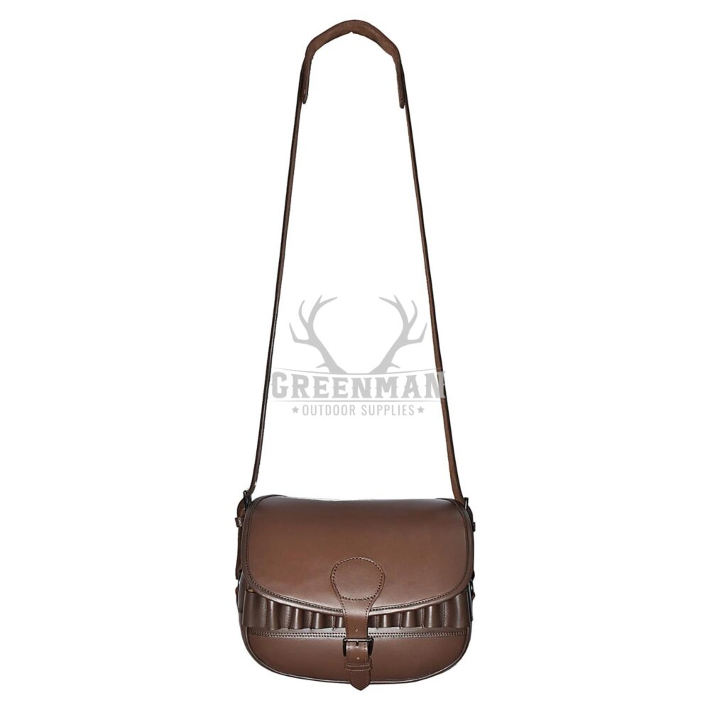 Leather Cartridge Bag | Hunting Speed Bag for sale - Image 3