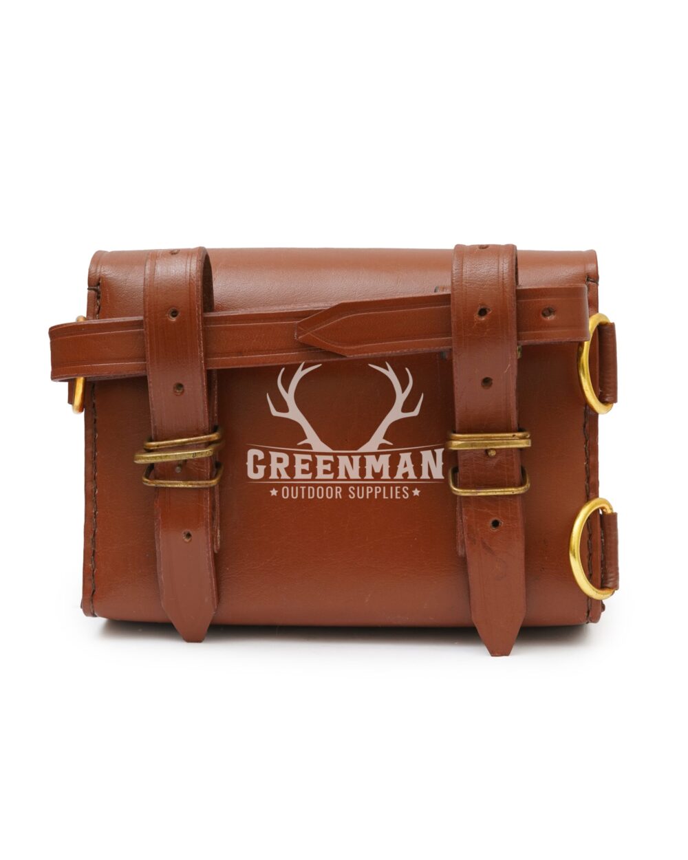 Stainless Steel Sandwich Tin with Leather Case - Tan - Image 3