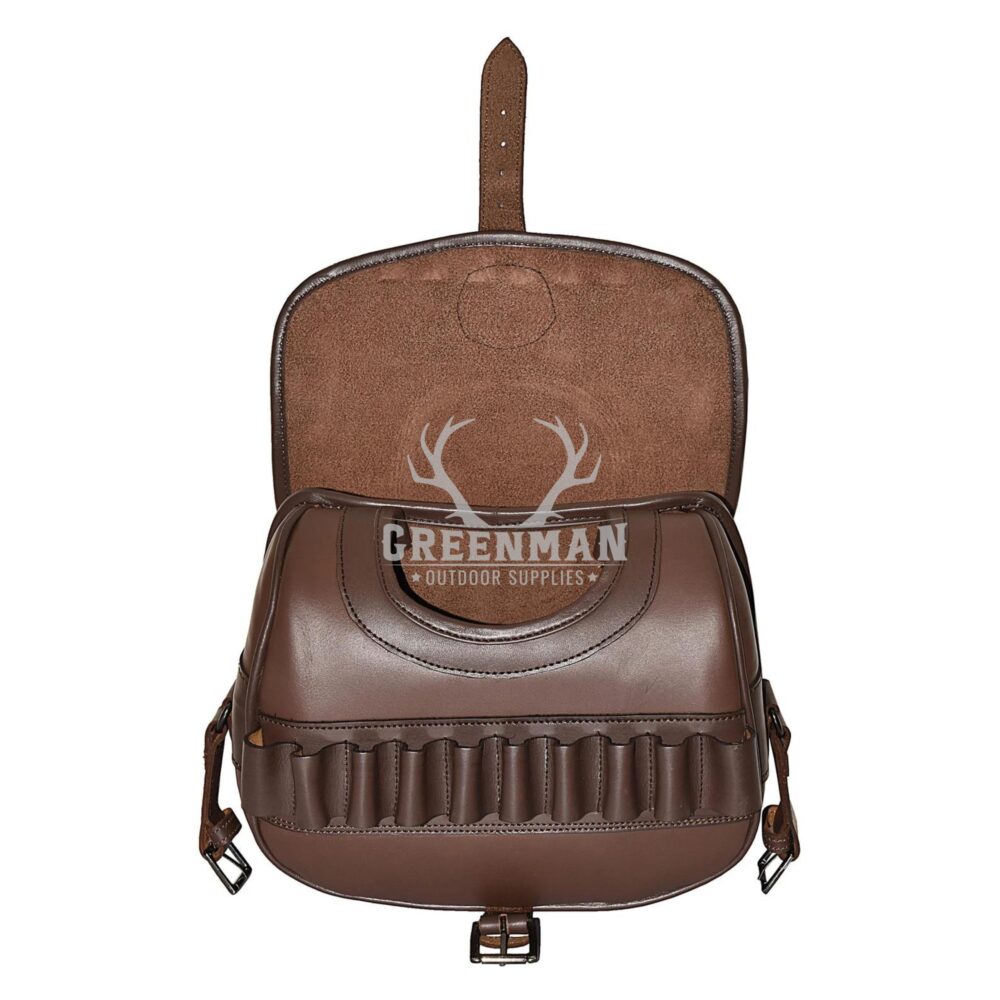 Leather Cartridge Bag | Hunting Speed Bag for sale - Image 2
