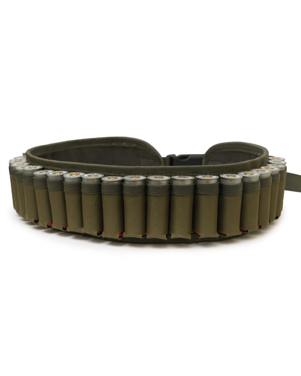 Plain Canvas Cartridge Belt | Olive Shooting Shell Holder