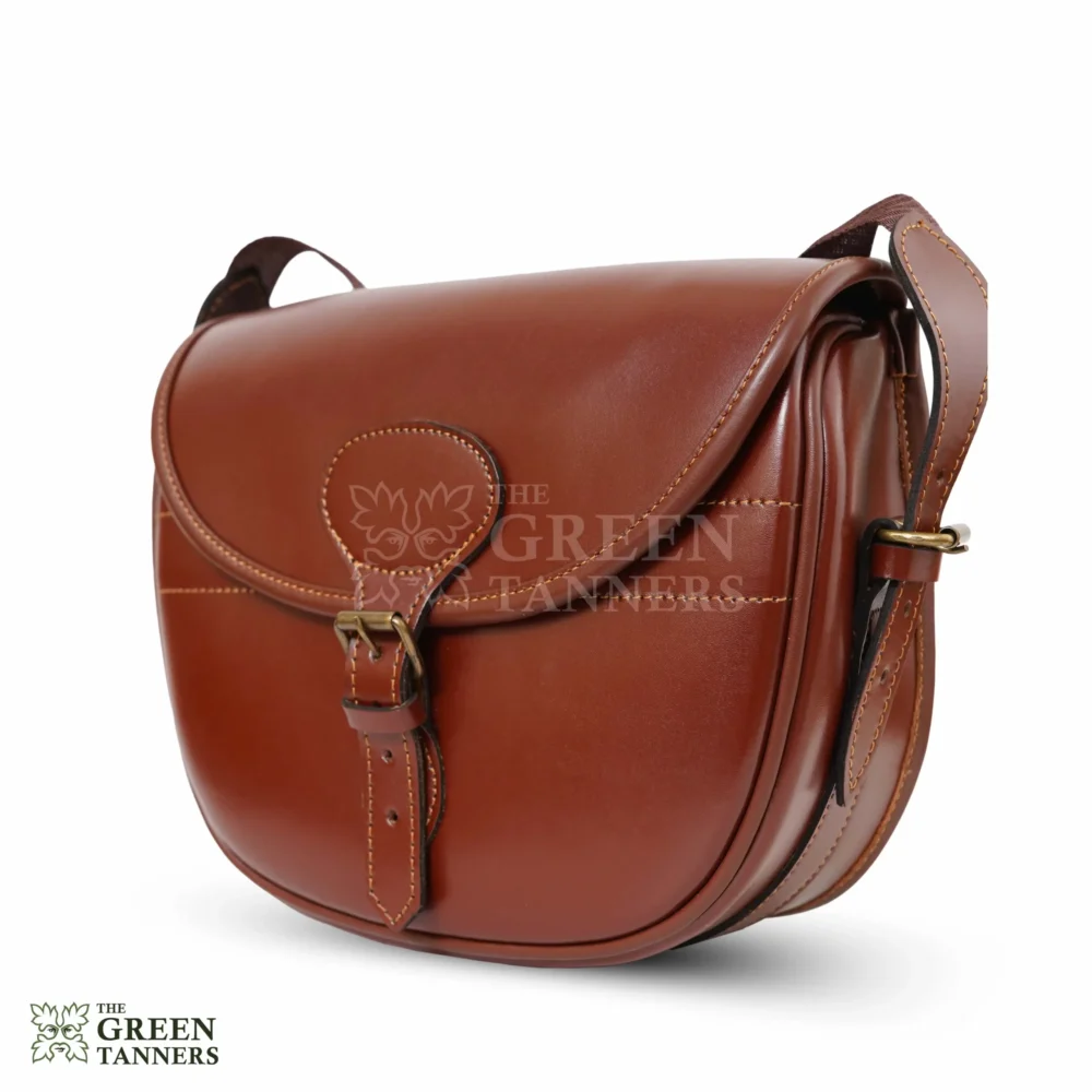 Leather Cartridge Bag | Maroon Leather Bags