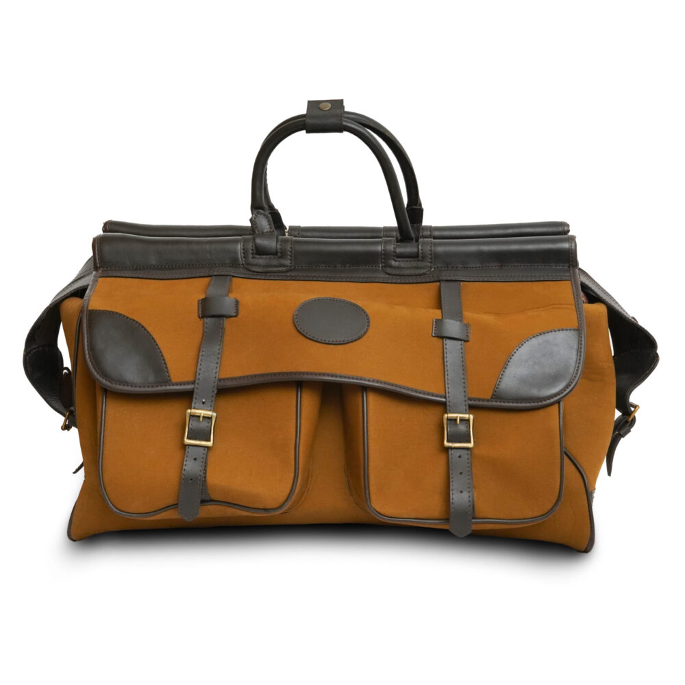 Canvas Leather Weekend Bag | Magazine Bag