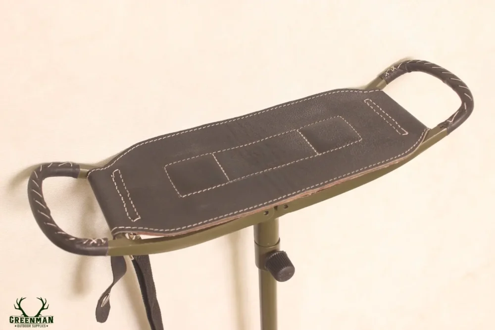 Single Stick Leather Camping Stool - Image 4