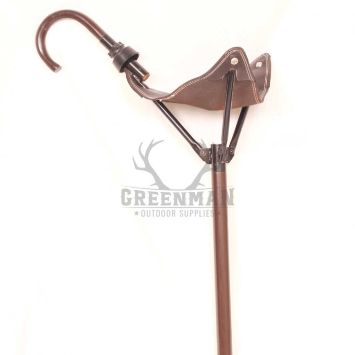 Genuine Foldable Leather Camping Stool