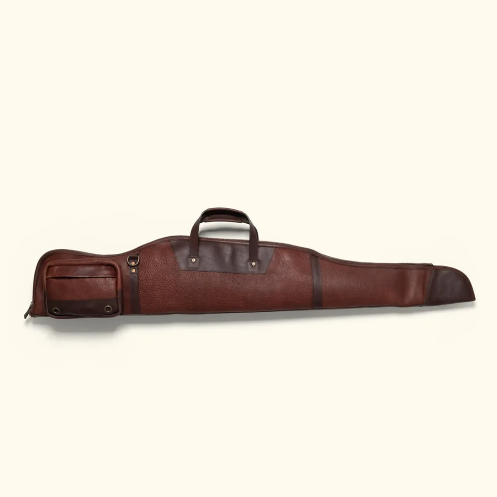 Handcrafted Leather Rifle Case | Premium Hunting Rifle Bag