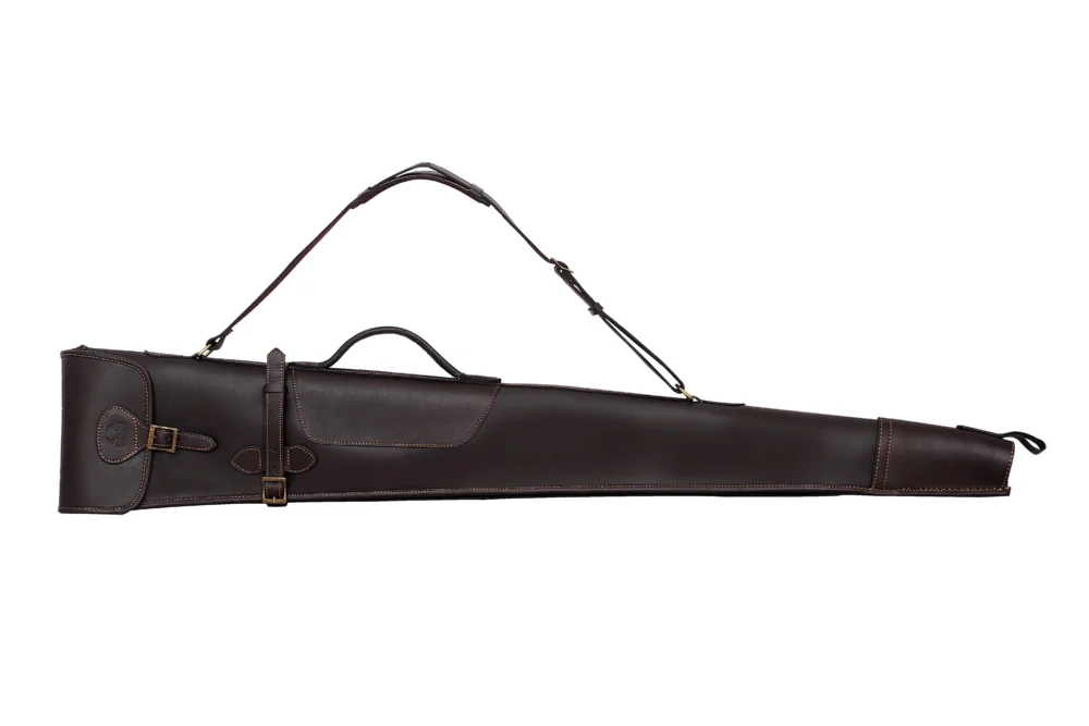 Leather Shotgun Case, premium leather, leather case, shooting gun case
