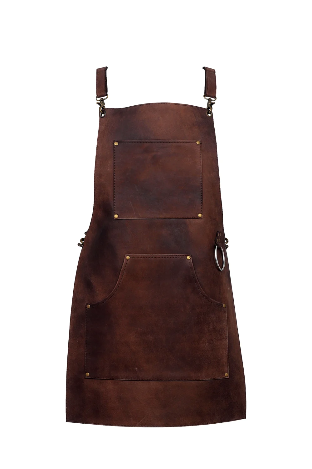 Heavy-duty leather apron by GreenMan Outdoor Supplies