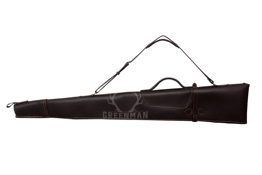 Leather Shotgun Case with Adjustable Shoulder Strap – Premium Protection for Firearms