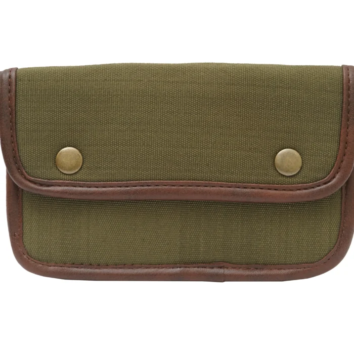 canvas pouch , premium pouch, Green Canvas Cartridge Pouch, Hunting Gear Canvas Pouch