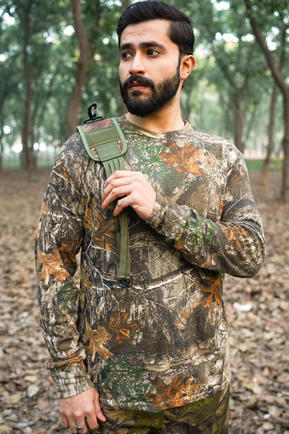 Canvas Game Carrier Strap, Bird Game Carrier Canvas, Hunting Game Carrier with Hook,8 Bird Canvas Hanger, Upland Bird Carrier Strap, Jungle Green Hunting Strap, Canvas Duck Carrier, cartridge belt,