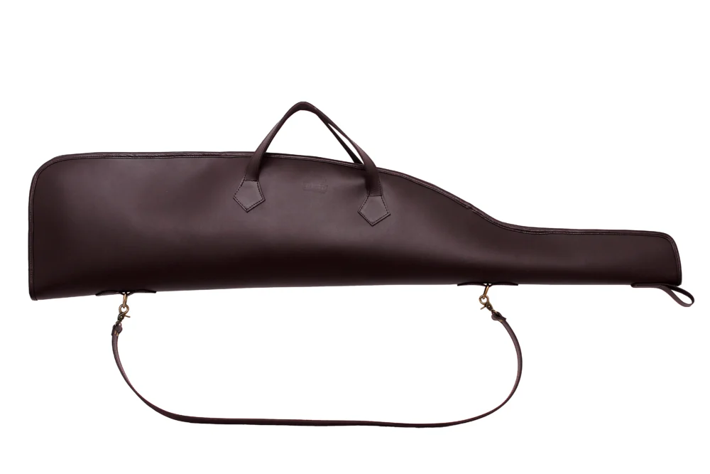 Premium Leather Rifle Case, Padded Leather Rifle Case, Secure Leather Rifle Case, Leather Firearm Case, Rifle Case with Leather