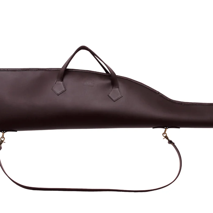 Premium Leather Rifle Case, Padded Leather Rifle Case, Secure Leather Rifle Case, Leather Firearm Case, Rifle Case with Leather