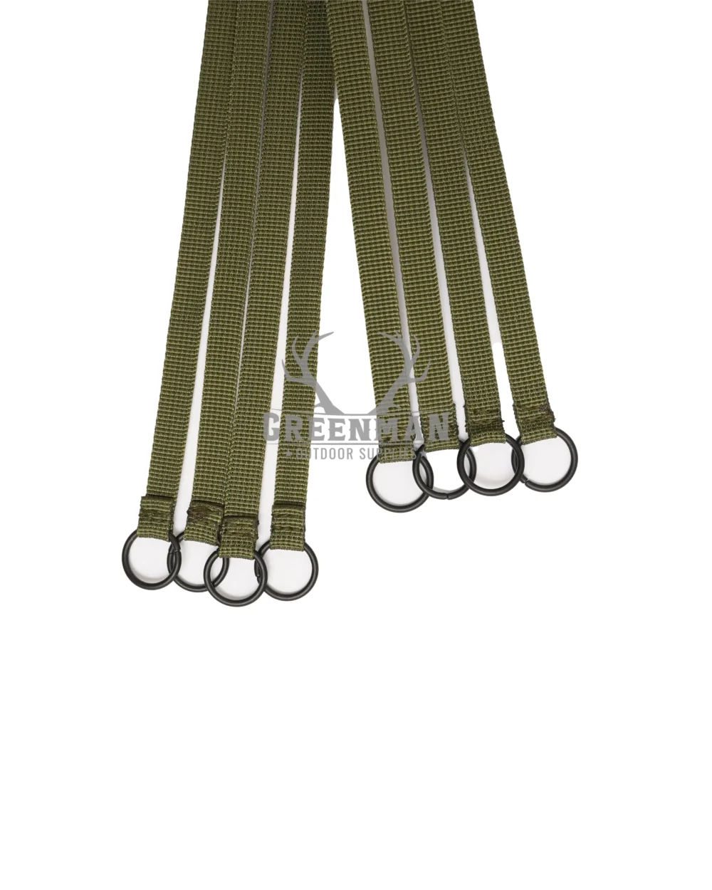 Canvas Game Carrier Strap, Bird Game Carrier Canvas, Hunting Game Carrier with Hook,8 Bird Canvas Hanger, Upland Bird Carrier Strap, Jungle Green Hunting Strap, Canvas Duck Carrier, cartridge belt,