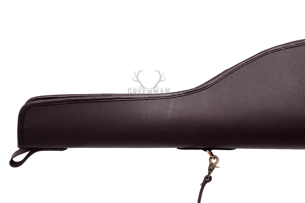 Premium Leather Rifle Case, Padded Leather Rifle Case, Secure Leather Rifle Case, Leather Firearm Case, Rifle Case with Leather