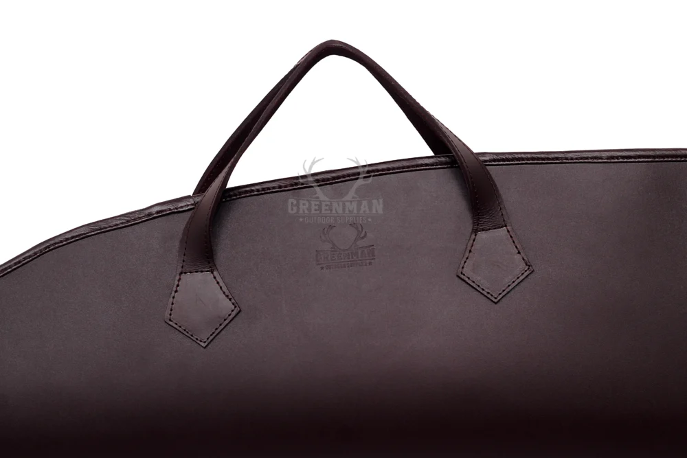 Premium Leather Rifle Case, Padded Leather Rifle Case, Secure Leather Rifle Case, Leather Firearm Case, Rifle Case with Leather