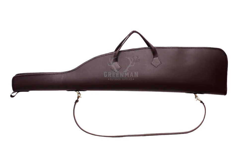 Premium Leather Rifle Case, Padded Leather Rifle Case, Secure Leather Rifle Case, Leather Firearm Case, Rifle Case with Leather