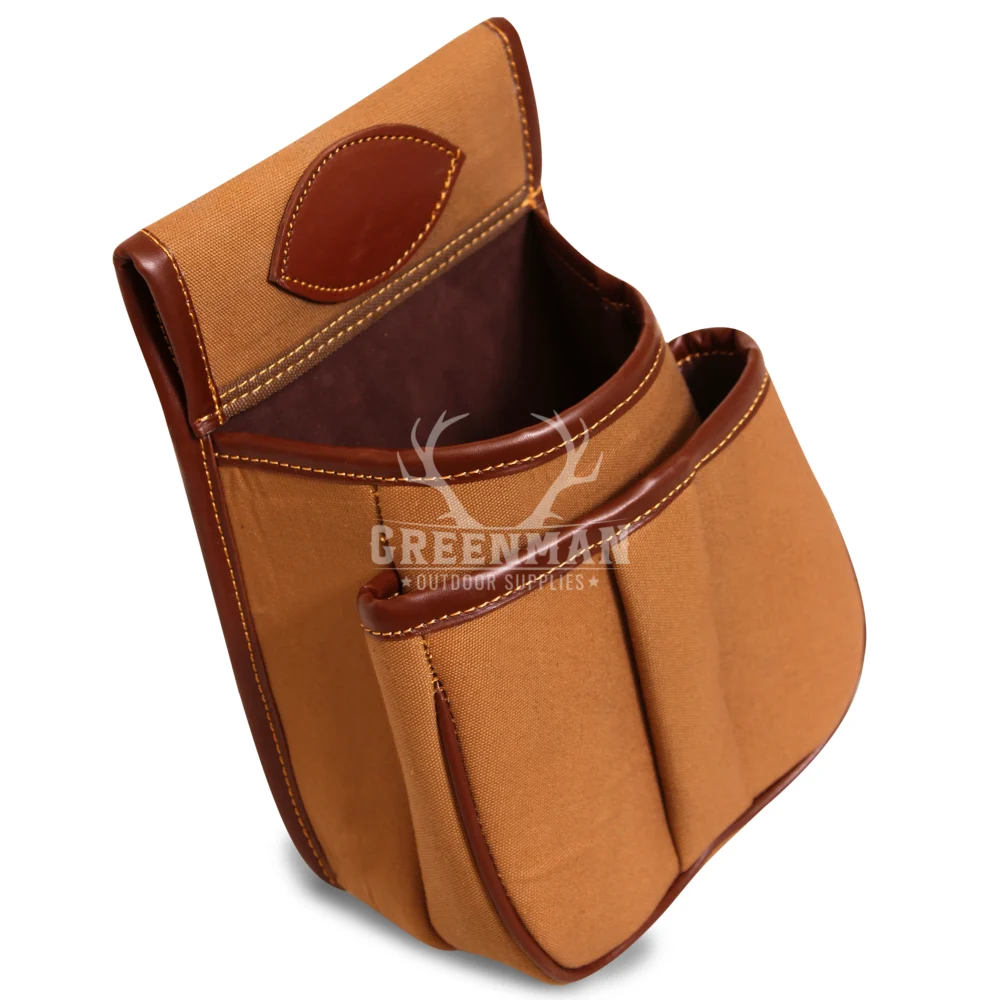 Compact canvas bag, shooting bag, ammo bag, cartridge belt pouch, cartridge bag, cartridge pouch, cartridge ammo pouch