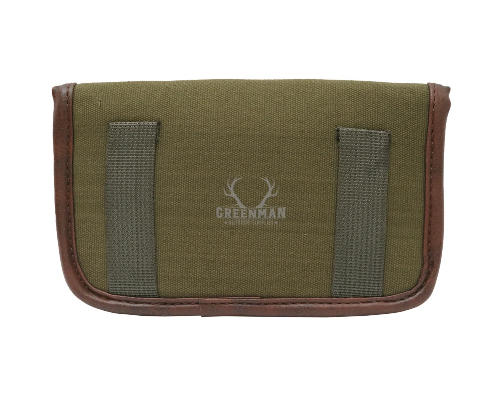 canvas pouch , premium pouch, Green Canvas Cartridge Pouch, Hunting Gear Canvas Pouch